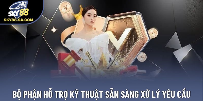 Bộ phận hỗ trợ kỹ thuật sẵn sàng xử lý yêu cầu Bộ phận hỗ trợ kỹ thuật sẵn sàng xử lý yêu cầu