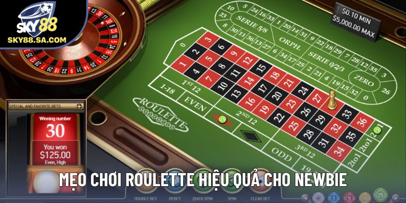 Mẹo chơi roulette hiệu quả cho newbie Mẹo chơi roulette hiệu quả cho newbie